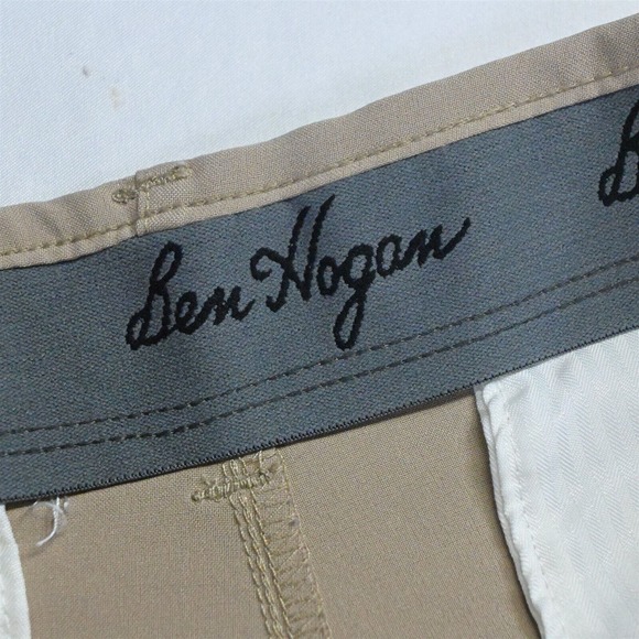 Ben Hogan 32 x 10" Khaki Stretch Tech Golf Chino‎ Shorts - Picture 3 of 7